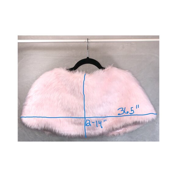 CAPELET,  faux fur, NEW - Picture 7 of 7